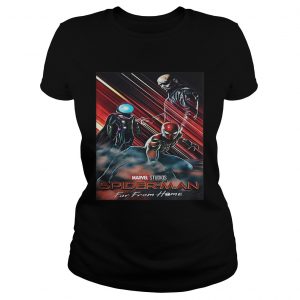 Marvel Studios SpiderMan far from home poster ladies tee