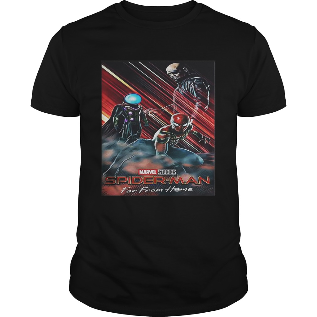 Marvel Studios SpiderMan far from home poster shirt