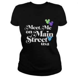 Meet Me On Main Street Usa ladies tee