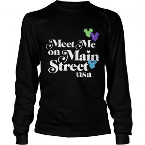 Meet Me On Main Street Usa longsleeve tee