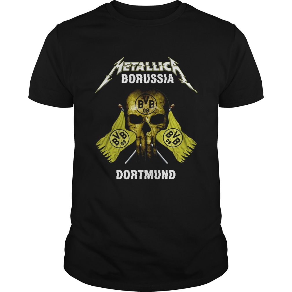 Metallic Borussia Dortmund punisher shirt