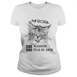 Mi Ropa 20 Algodon 80 Pelo De Gato ladies tee