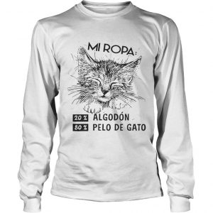 Mi Ropa 20 Algodon 80 Pelo De Gato longsleeve tee