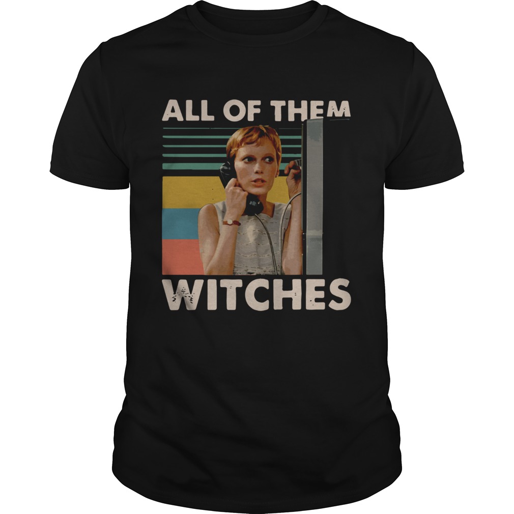 Mia Farrow in Rosemarys Baby all of them witches vintage shirt