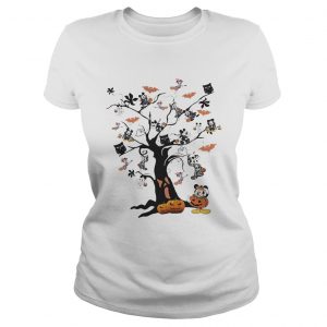 Mickey Mouse tree Halloween ladies tee