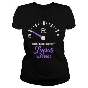 Mostly running on empty lupus warrior ladies tee