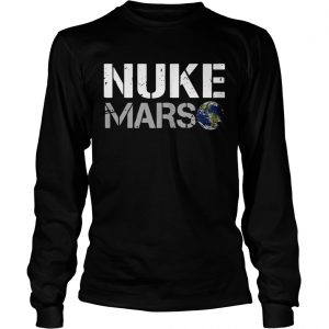 Nuke Mars Elon Musk longsleeve tee