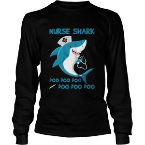 Nurse Shark Doo Doo Doo longsleeve tee