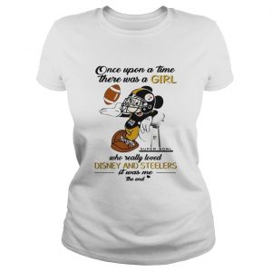 Once upon a time there was a girl who really loved Disney and Steelers ladies tee