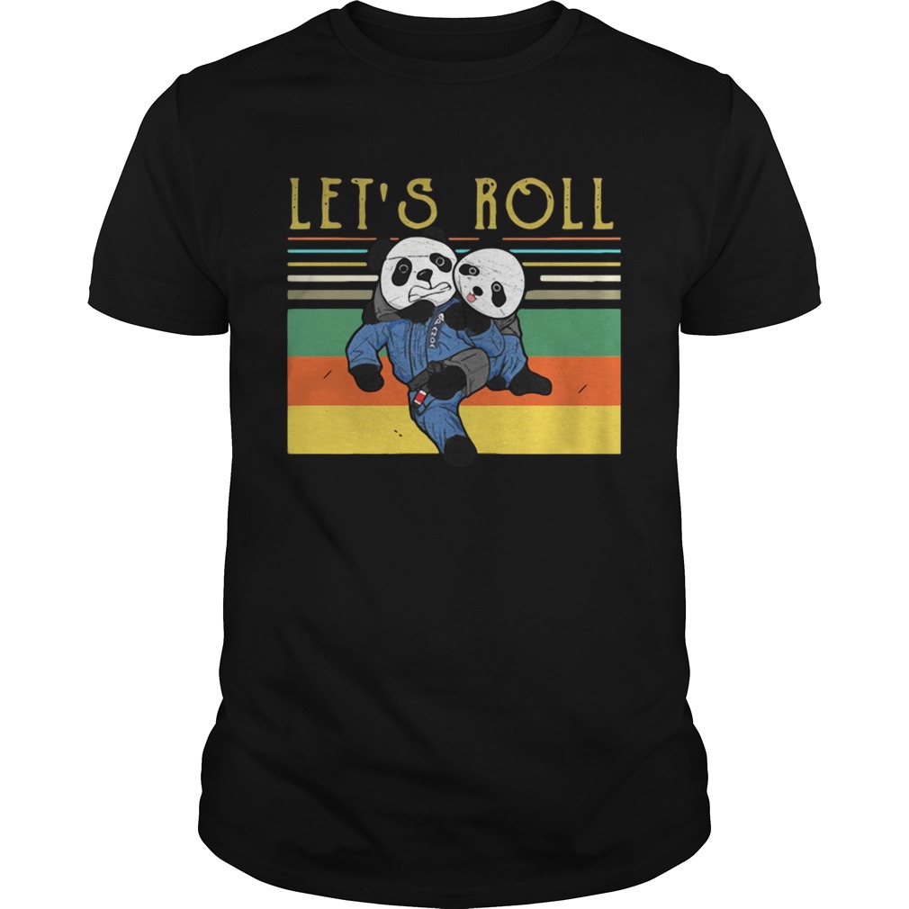 Panda lets roll vintage shirt