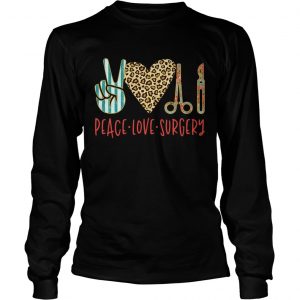 Peace love hair styling longsleeve tee