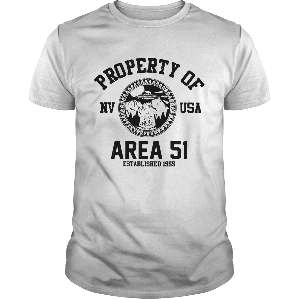 Property of Area 51 established 1955 shirt