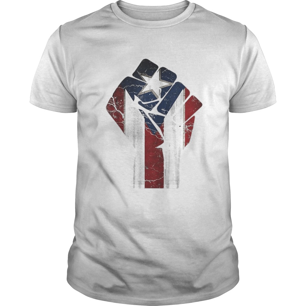 Puerto Rico Resiste Boricua Flag shirt