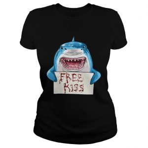 Shark Free Kiss ladies tee