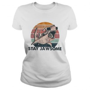 Shark stay jawsome vintage ladies tee