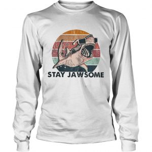 Shark stay jawsome vintage longsleeve tee