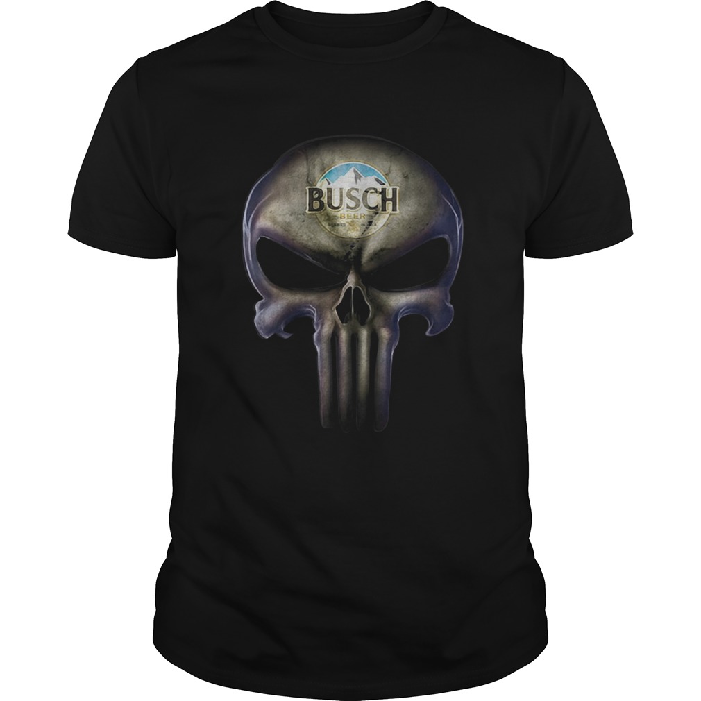 Skull Busch Beer shirt