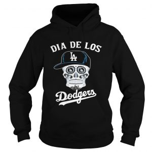 Skull dia de Los Angeles Dodgers hoodie