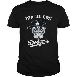 Skull dia de Los Angeles Dodgers unisex