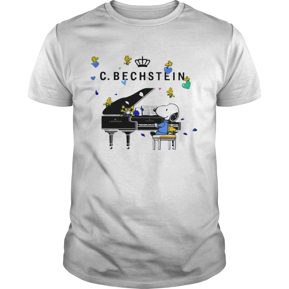 Snoopy playing C Bechstein piano shirt