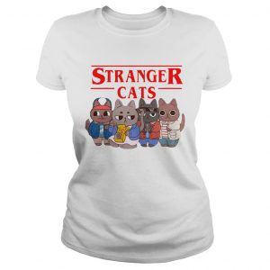 Stranger cats Stranger Thing ladies tee