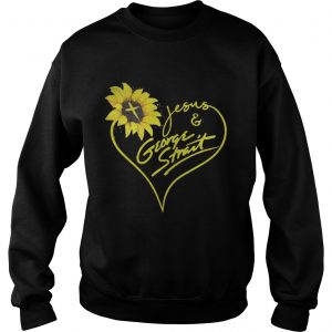 Sunflower Jesus and George Strait sweatshirt