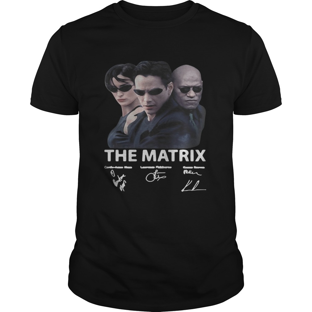 The Matrix Characters signature shirt