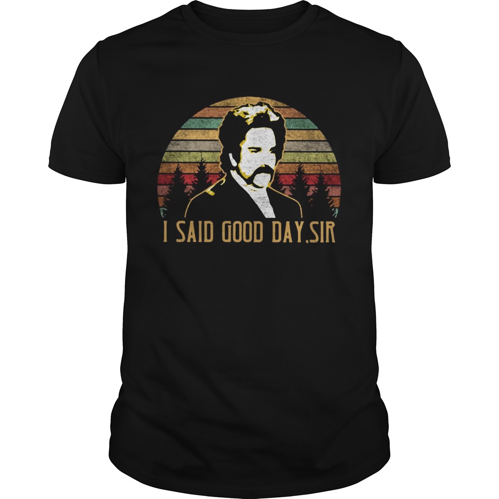 The Mighty Boosh I said good day sir sunset shirt