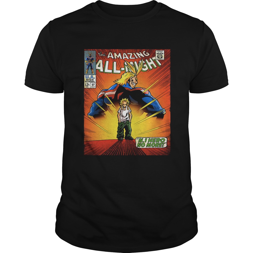 The amazing all night Boku No Hero Academia shirt