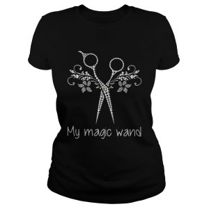 The scissors my magic wand ladies tee