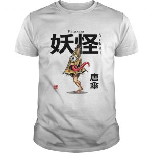 Tshirt yokai kawaii karakasa version 2b unisex