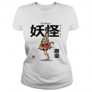 Tshirt yokai kawaii karakasa version 2ladie stee