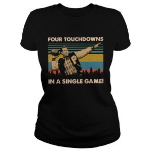 Vintage Football legend Al Bundy four touchdowns in a single ladies tee