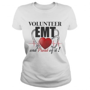 Volunteer EMT And Pround Of It ladies tee