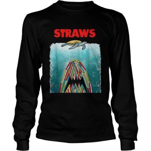 Ban Plastics Straws longsleeve tee