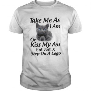 Black cat take me as I am or kiss my ass eat shit and step on a legounisex