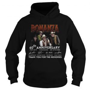 Bonanza 60th anniversary thank you for the memories hoodie