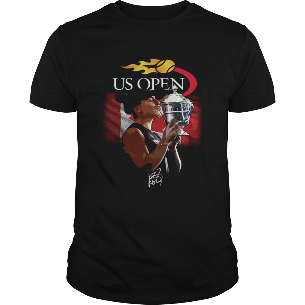 Canadas Bianca Andreescu US open signature shirt