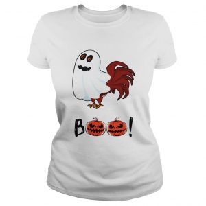 Chicken Boo Halloween ladies tee