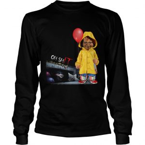 Chucky Georgie Denbrough oh shit IT longsleeve tee