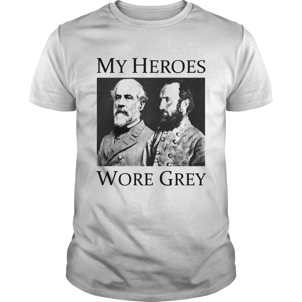 Confederate Generals My Heroes Wore Grey shirt