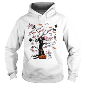 Coors Light beer tree Halloween hoodie