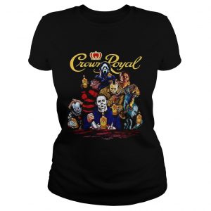 Crown Royal Horror characters ladies tee