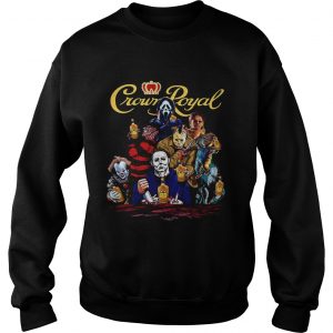 Crown Royal Horror characters sweatshirt