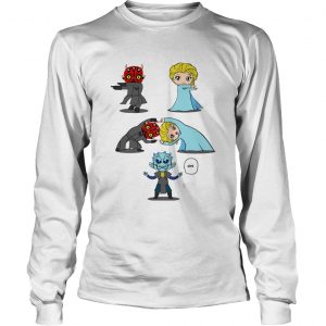 Darth Maul Fusions Elsa Night King longsleeve tee