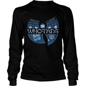 Doctor Who Whotang clan Bad Wolf longsleeve tee