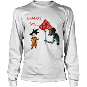 Dragon Ball Pennywise and Songoku longsleeve tee