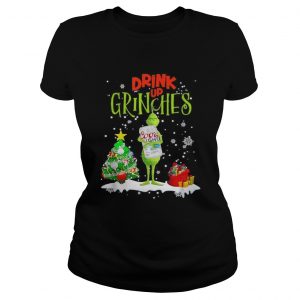 Drink up Grinches Christmas Coors Light ladies tee