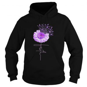 End Alzheimer awareness faith flower hoodie