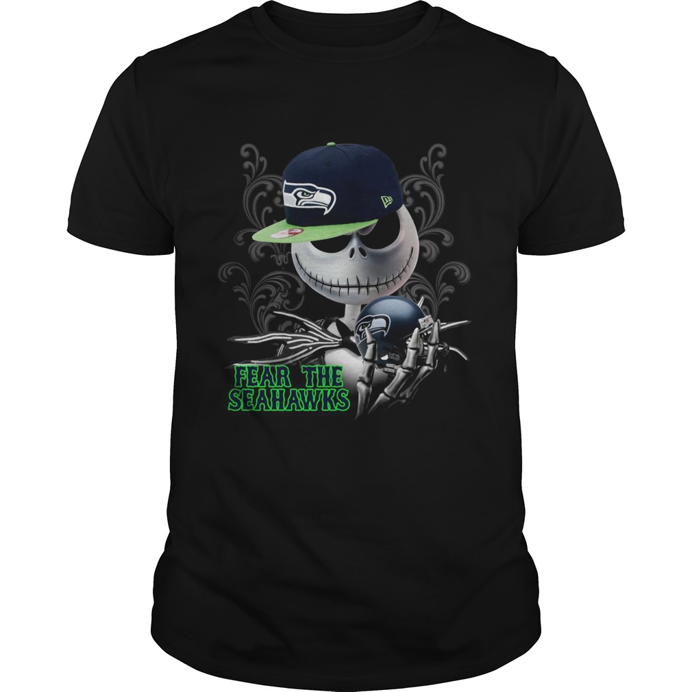 Fear The Seahawks Jack Skellington shirt